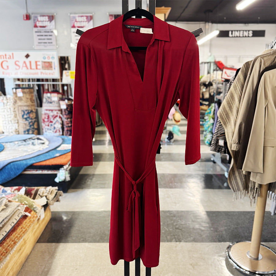 Brooks Brothers dress/belt red