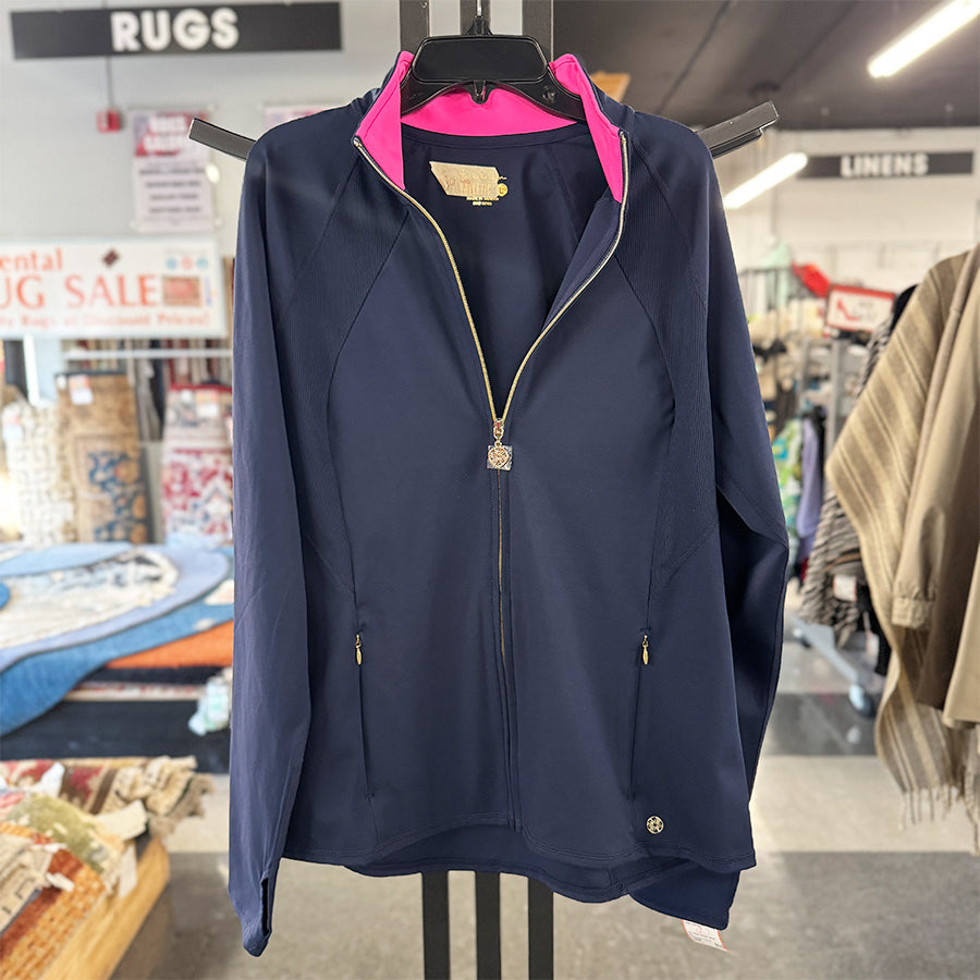 Lilly Pulitzer sweater jacket navy