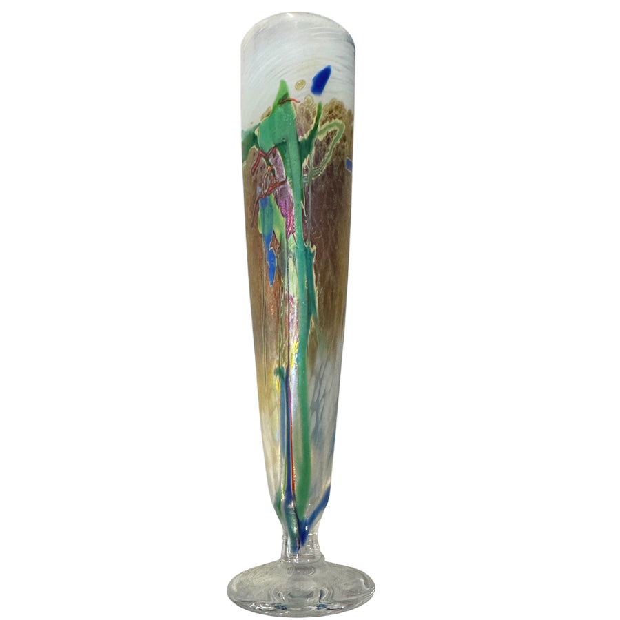 Bruce Stowell Iridescent Vase/Flute