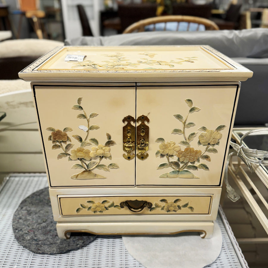 Jewelry Chest - Cream Asian, 5 drawers