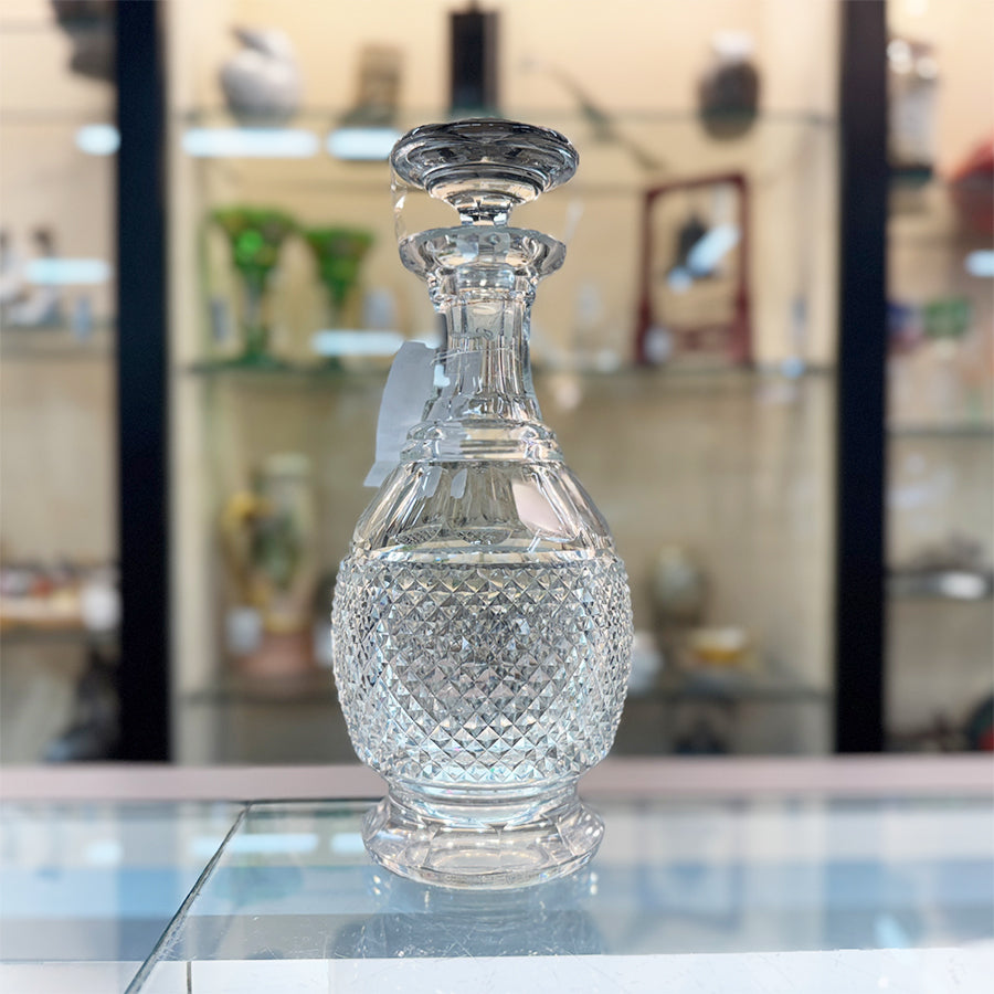 Clear/Patterned Crystal Decanter