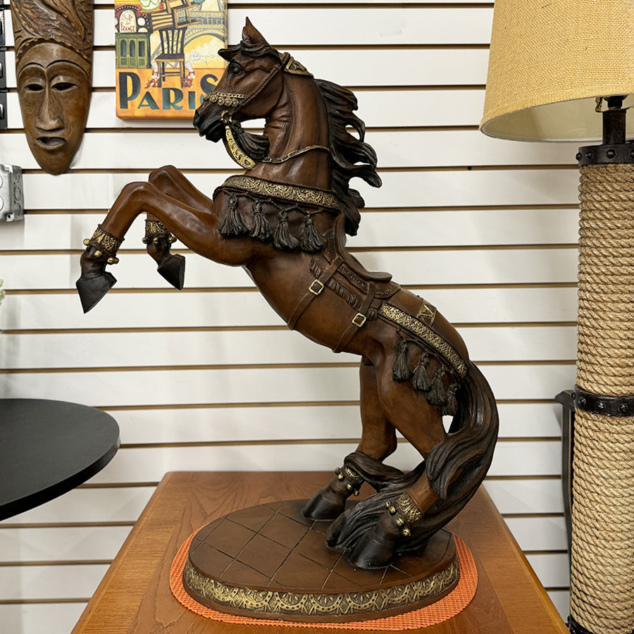 Statue - Horse, Brown