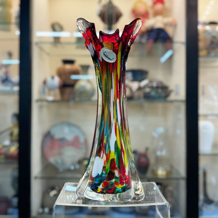 Venetian Murano Multi-colored Vase