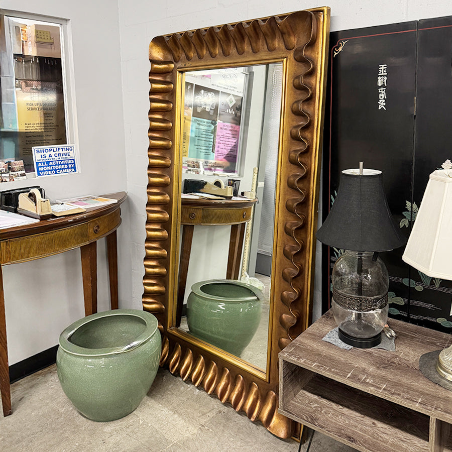 Mirror- large, bronze frame