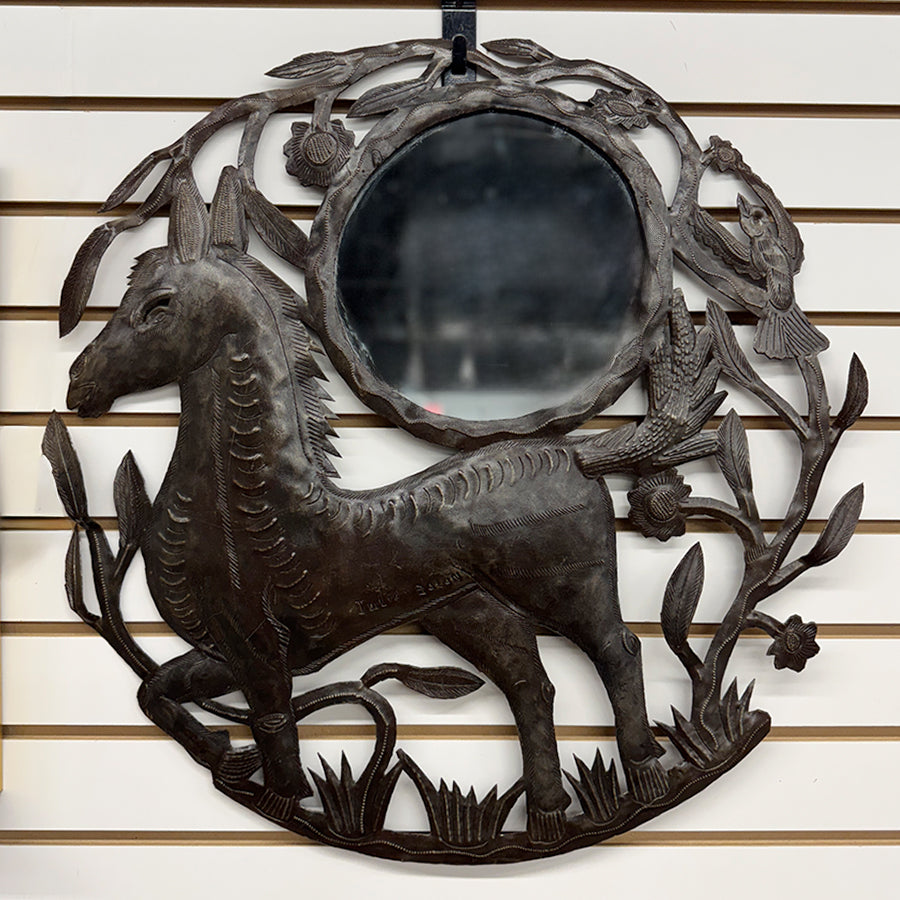 Mirror Metal Art Frame Signed