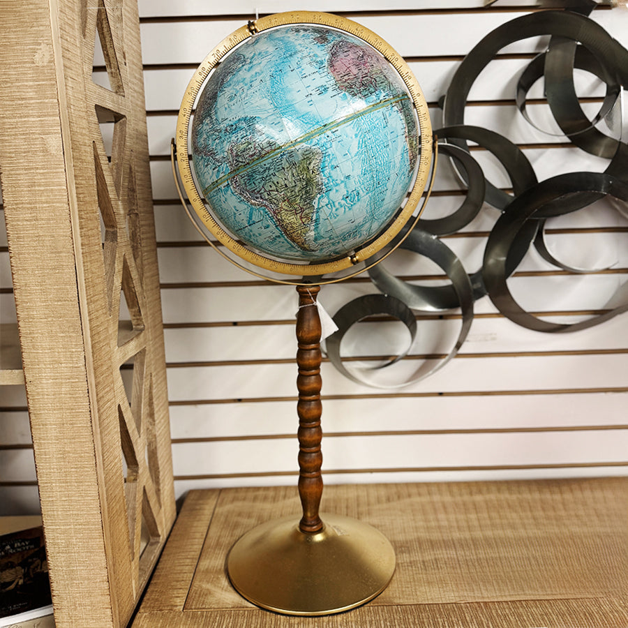World Globe on Stand
