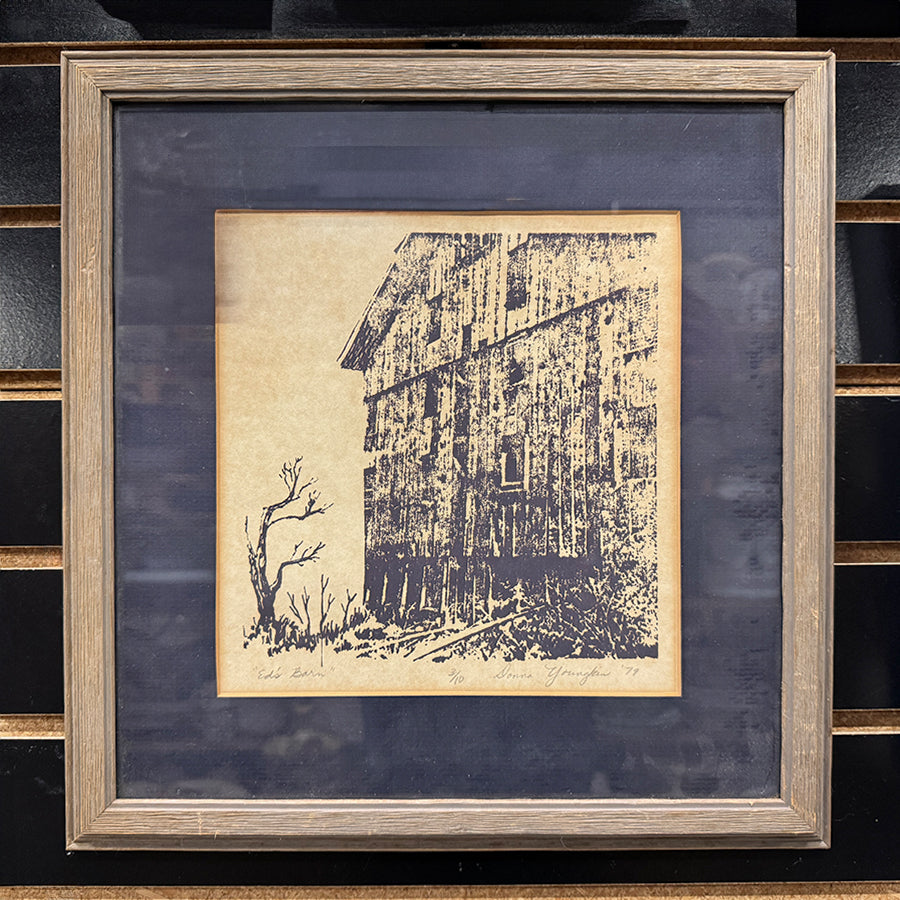 Vintage Ed's Barn Landscape