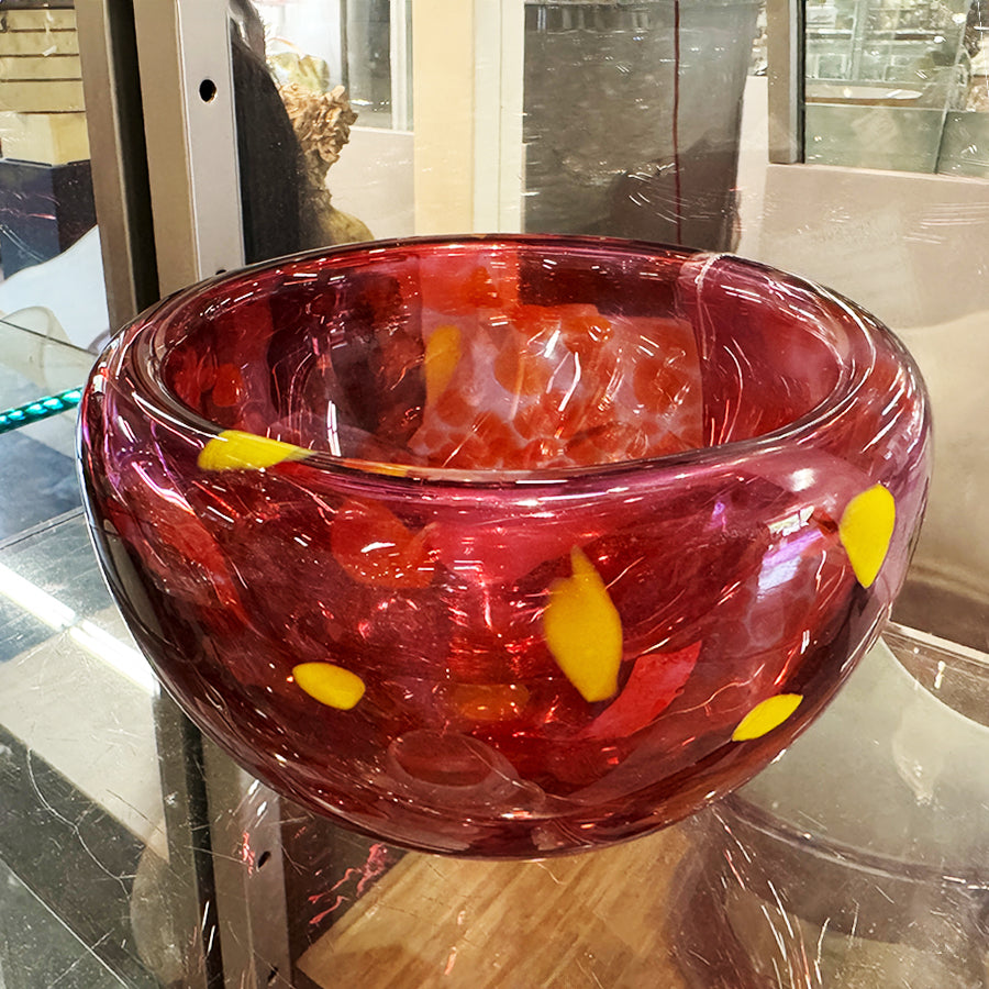 Multi-colored Art Glass Bowl