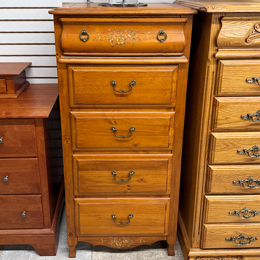 Chest/wood, 5 drawers