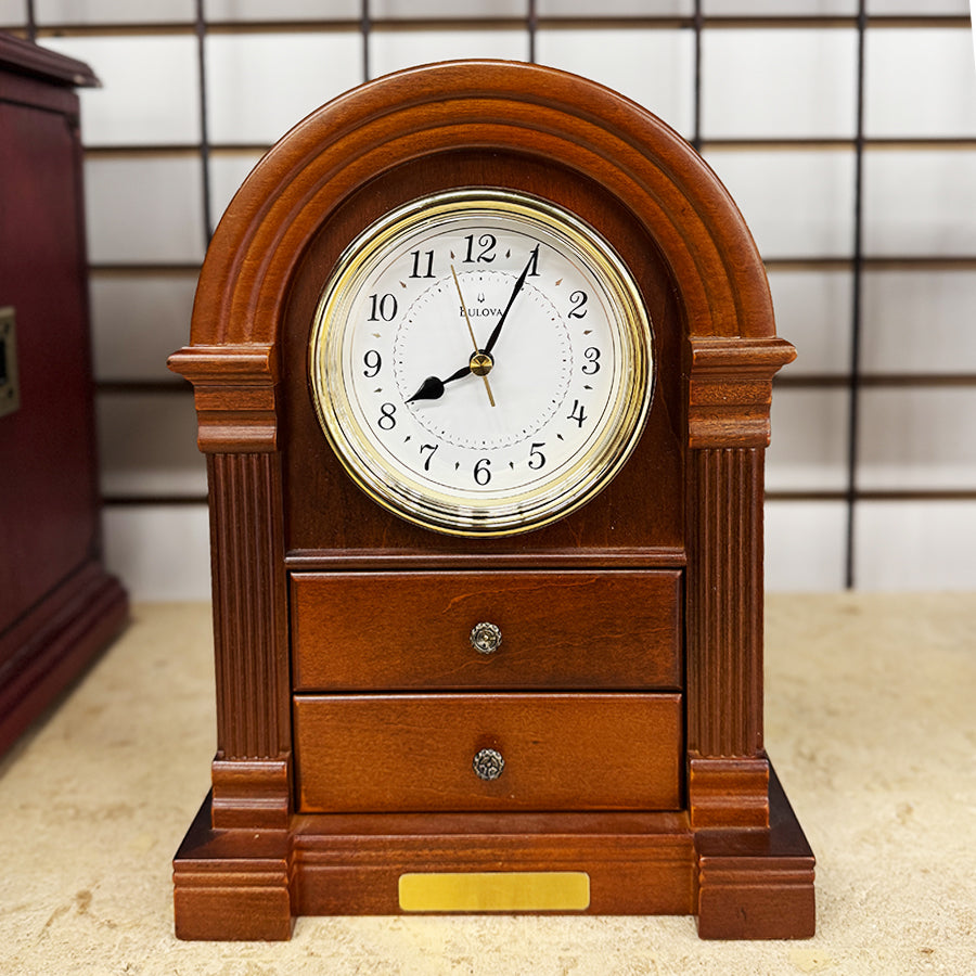 Bulova Mantle clock with drawers