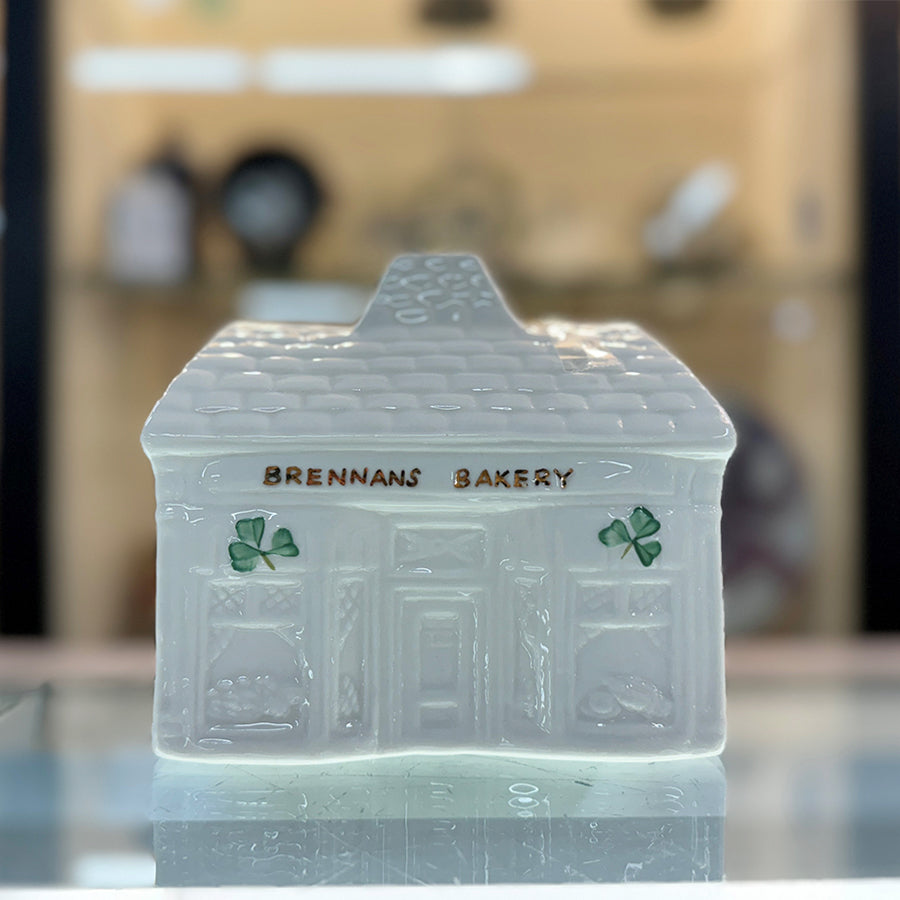 Belleek 'Brennan's Bakery' Candle Holder