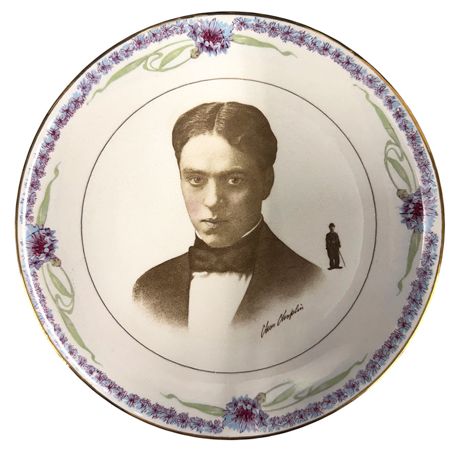 Charlie Chaplin Star Players Photo Collectible Plate