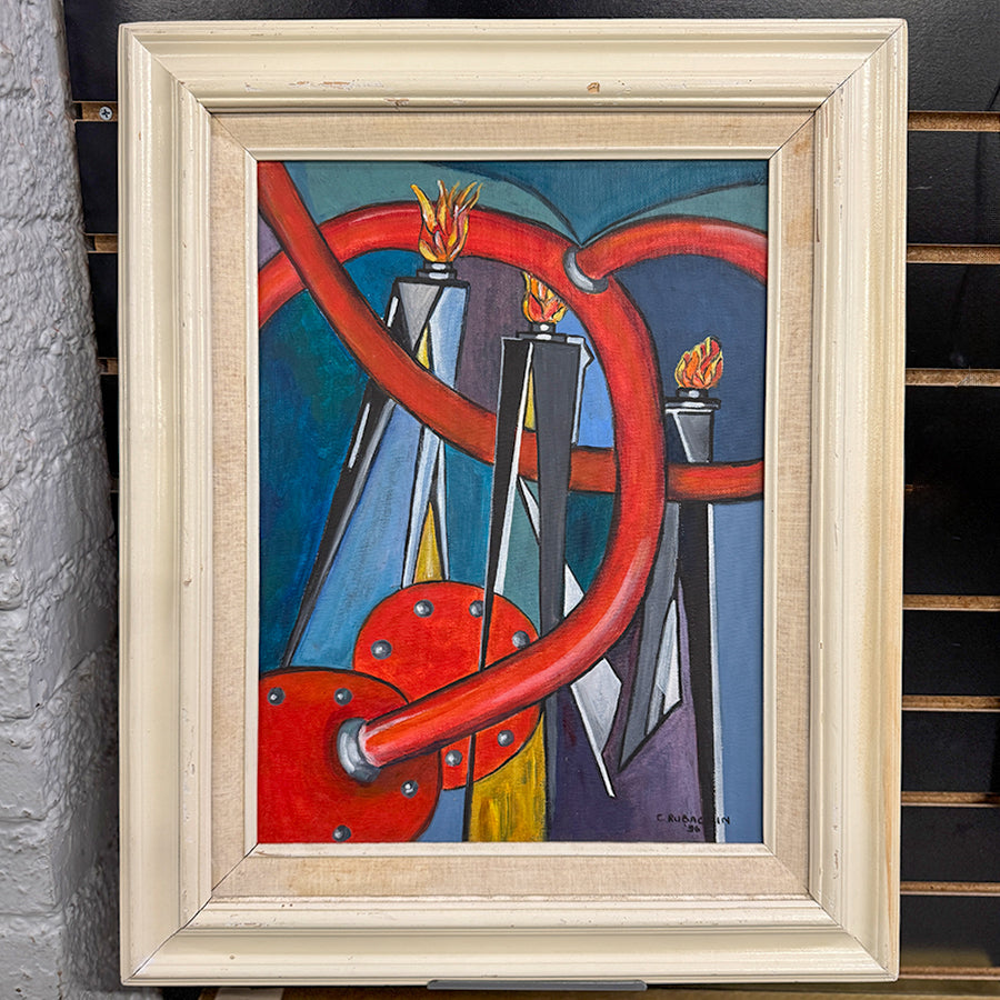 Charlott Rubackin Acrylic  Burn off