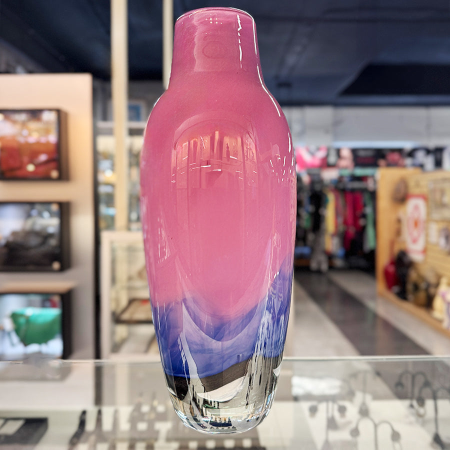Vase MIHAI TOPESCU romanian glass artist