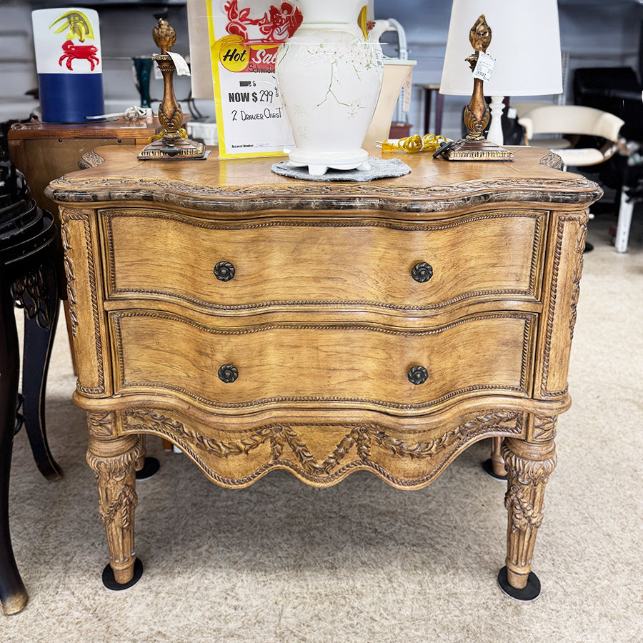 Chest 2 Drawers Beige