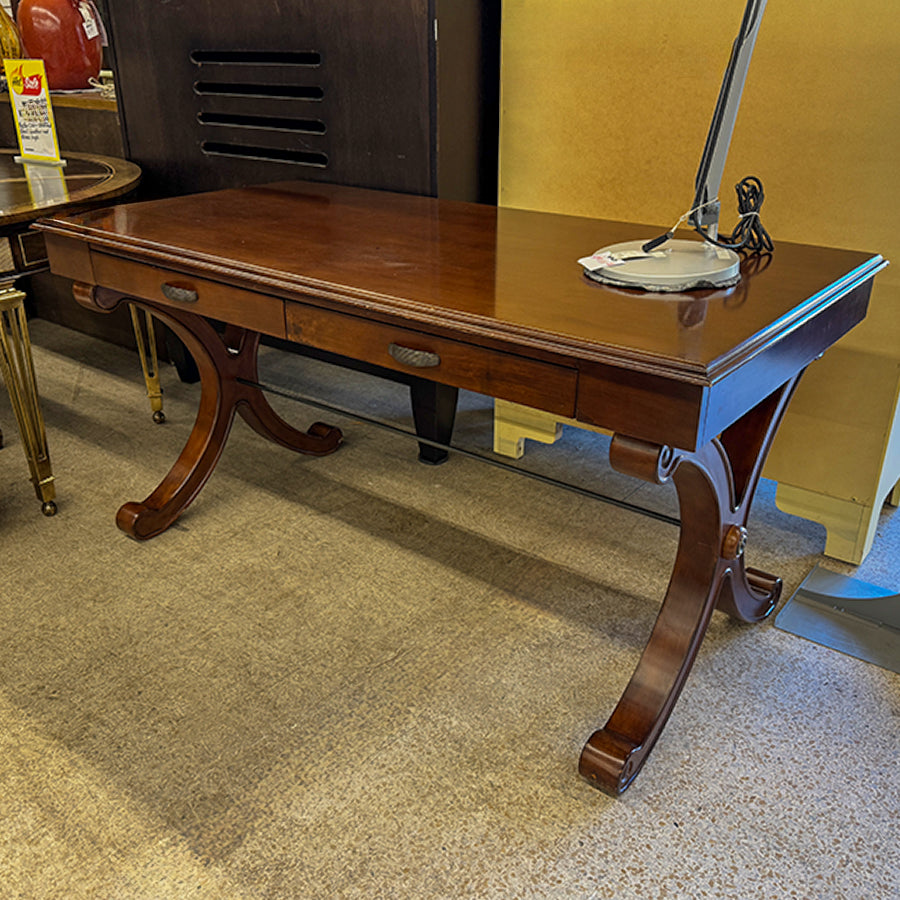 Desk- wood, 2 drawers