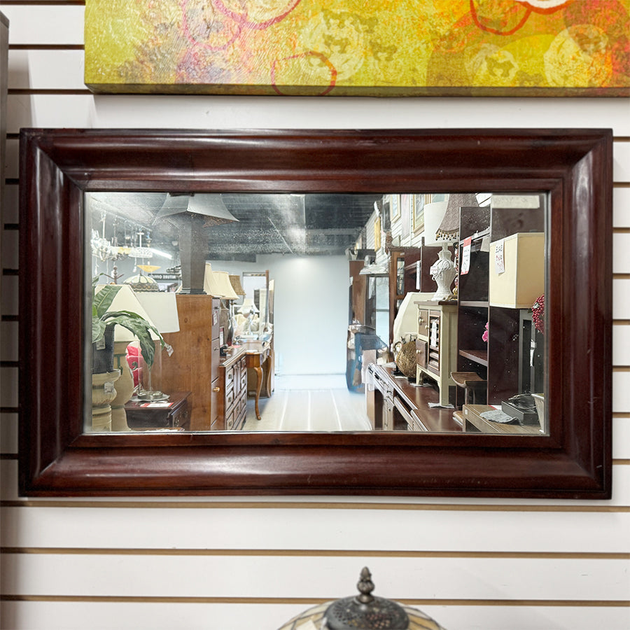 Mirror/wood frame