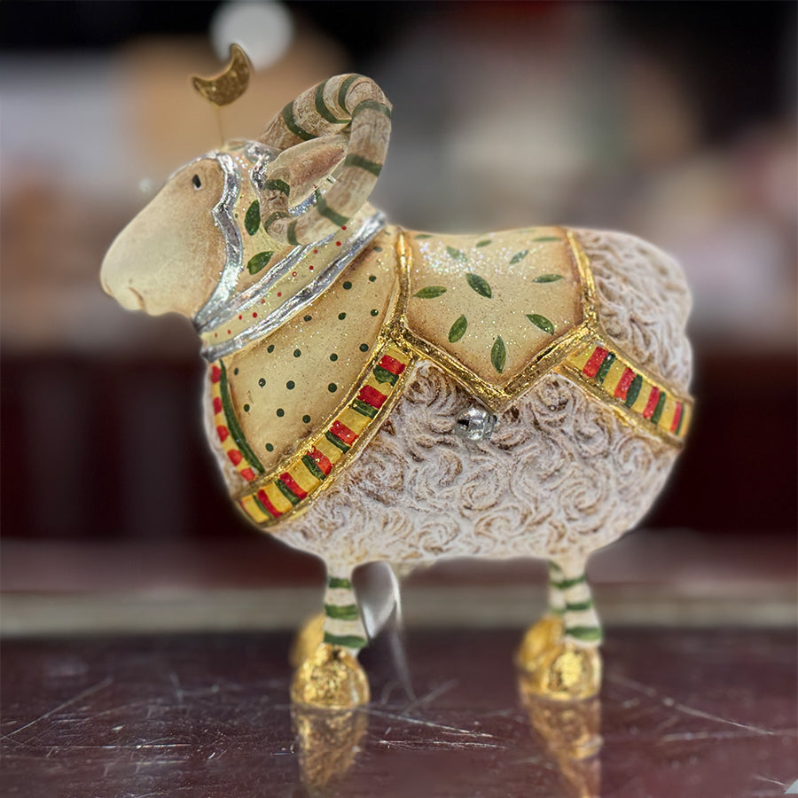 Patience Brewster Nativity Manger Ram