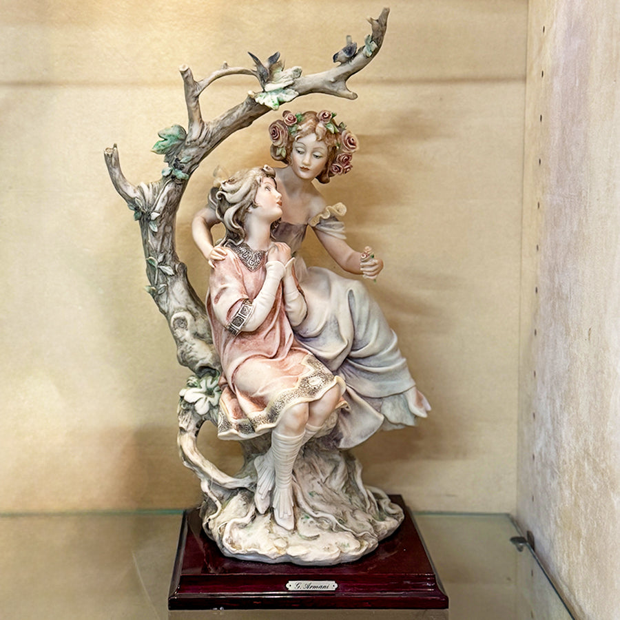 Georgio Armani Woman & Girl Under Tree