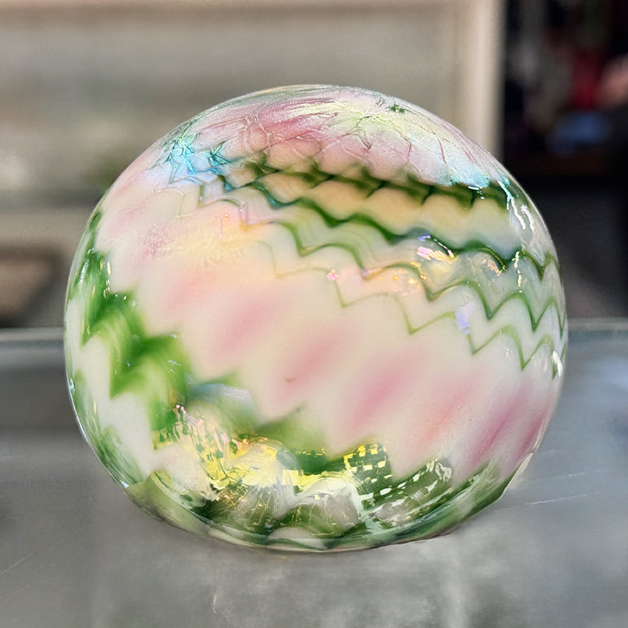 Gibson Iridescent Paperweight