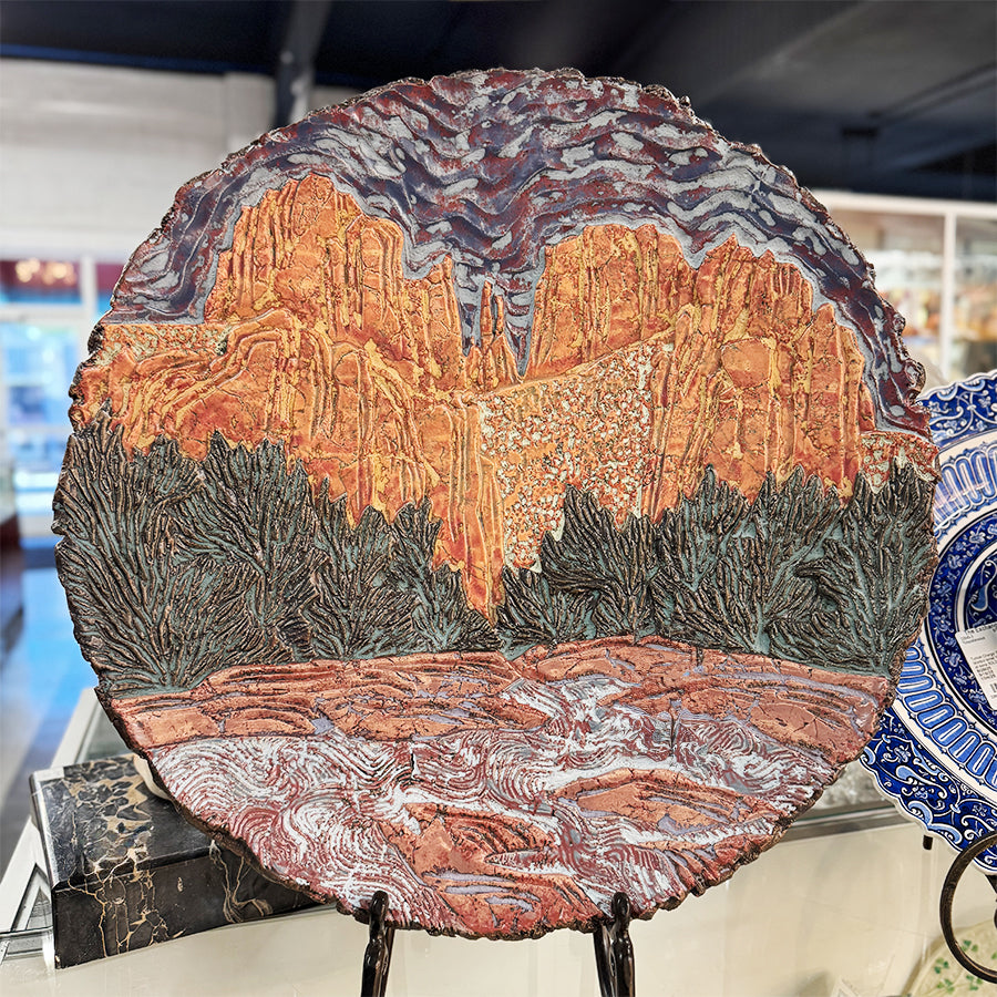 Eric Boos Decorative Pottery Charger
