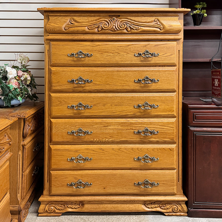 Chest- wood, 7 drawers