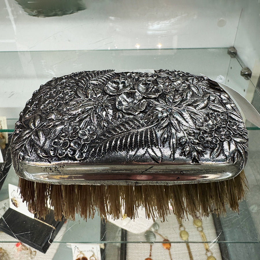 S. Kirk & Son Floral & Repousse Clothing Brush