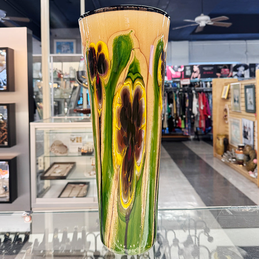 Fine Art Glass Vase 16.5