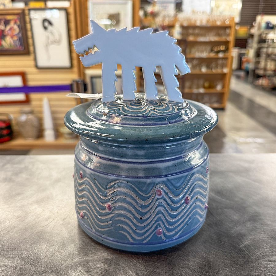 Cunningham Pottery Southwestern Jar and Lid