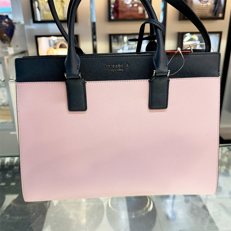 Kate Spade Handbag lavender navy white
