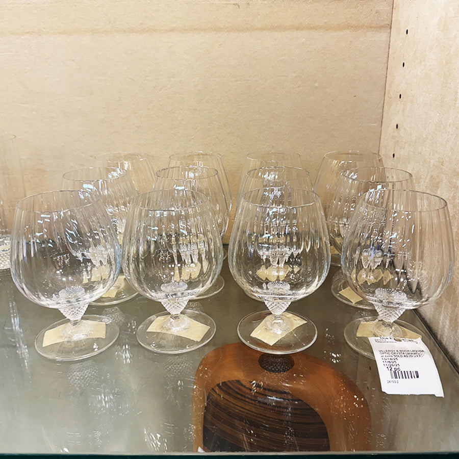 VILLEROY & BOCH LAGUNA OPTIC CRYSTAL brandy snifter