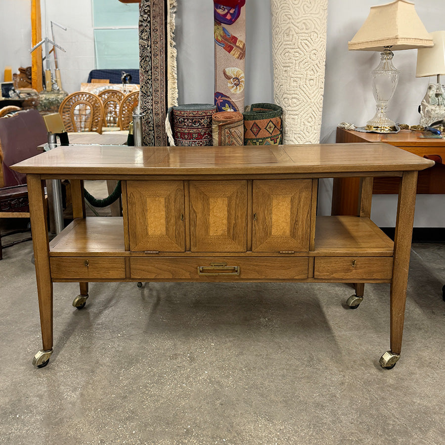 Entry Table/Wood, 2 Drawers