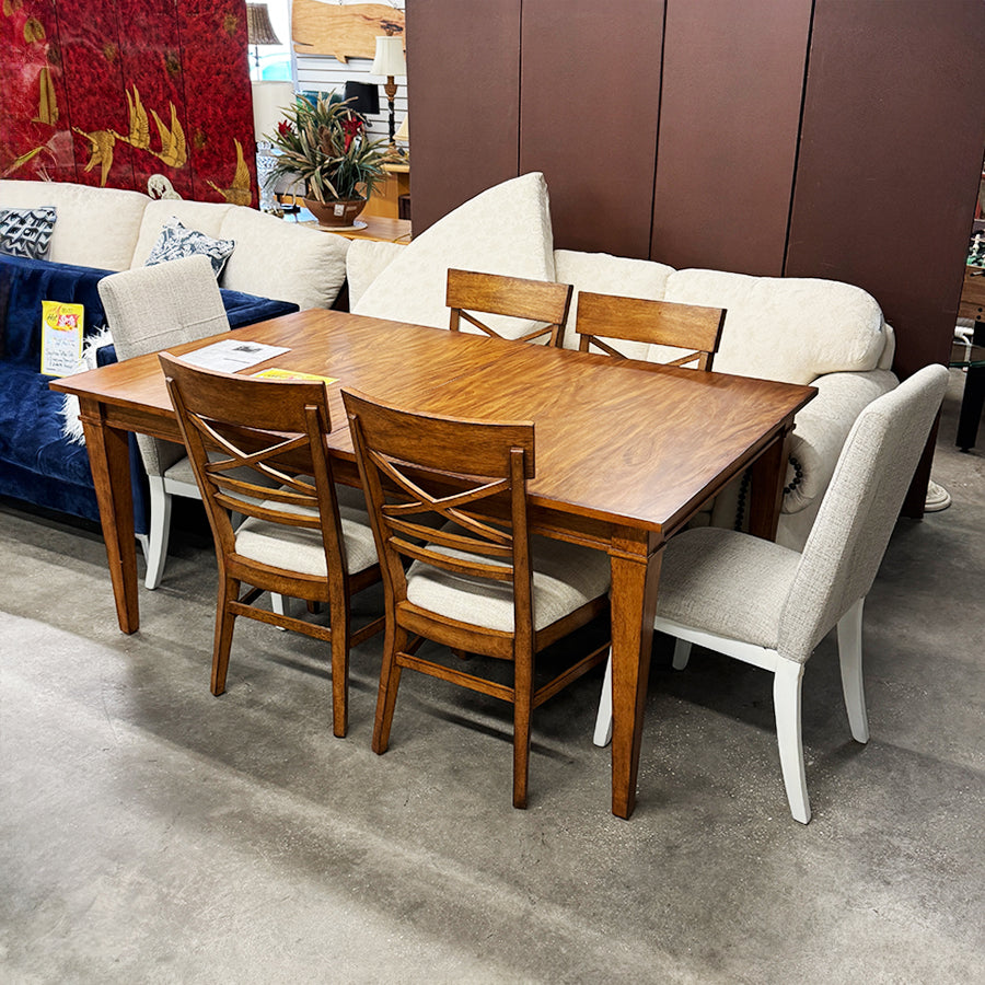 Dining 6 ch. Ethan Allen 2 Leaves