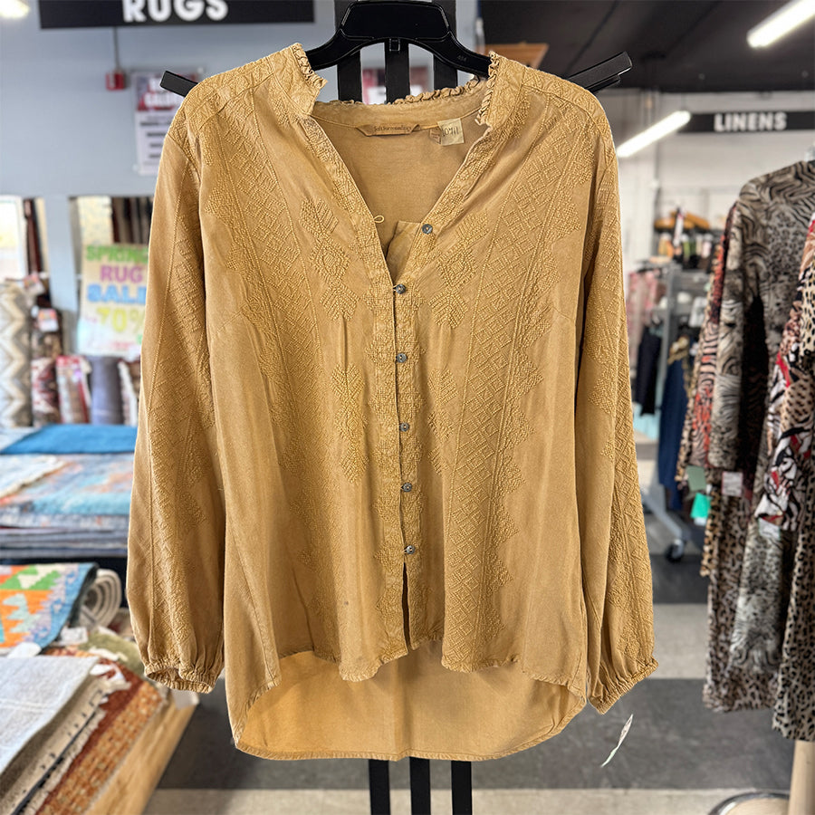 Soft Surroundings Blouse/Tunic camel