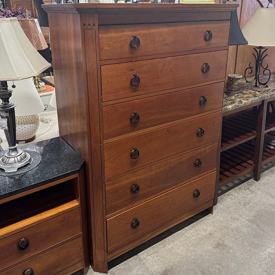 Chest - Wood - Vintage, 6 - Drawers (Stickley)