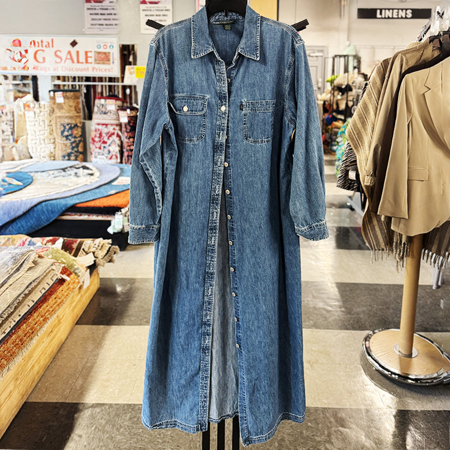 Ralph Lauren Dress blue denim long sleeve