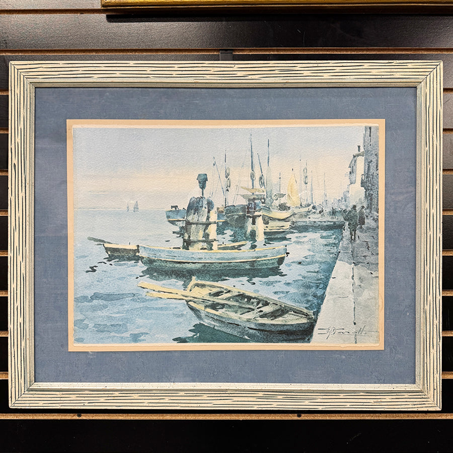AS IS abstract waterfront scene