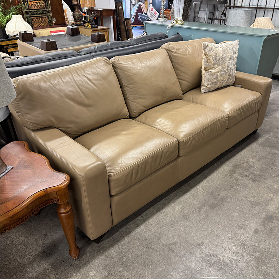 Sofa- tan leather