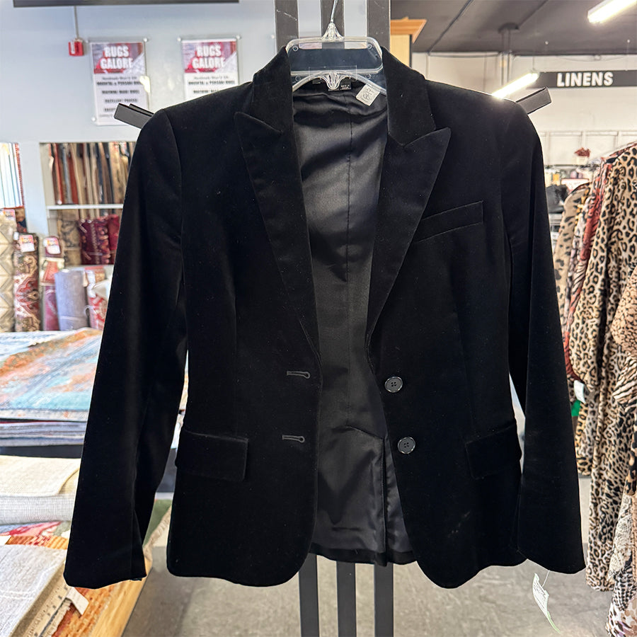 Theory Jacket black velvet
