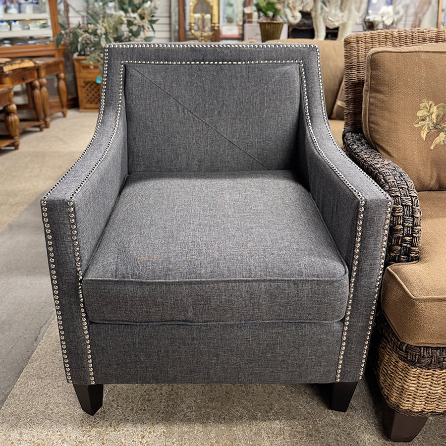 Chair/gray tweed,