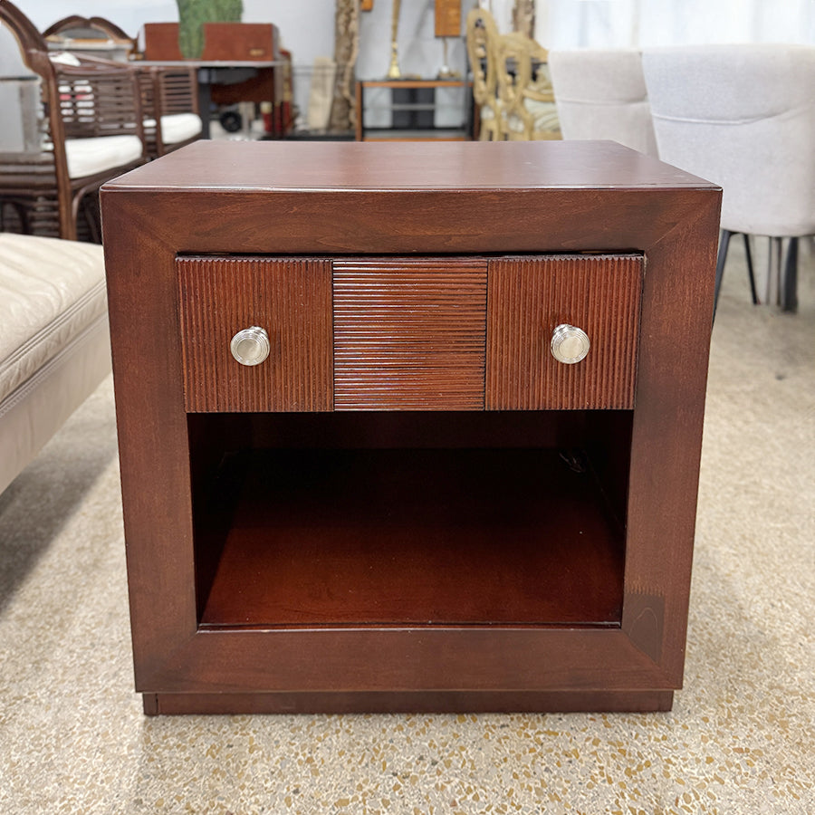 nightstand-wood, 1 drawer