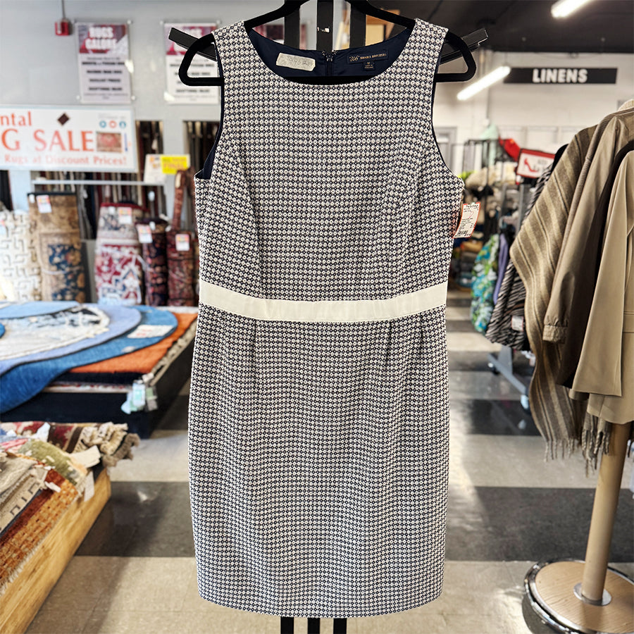 Brooks Brothers dress navy/white check