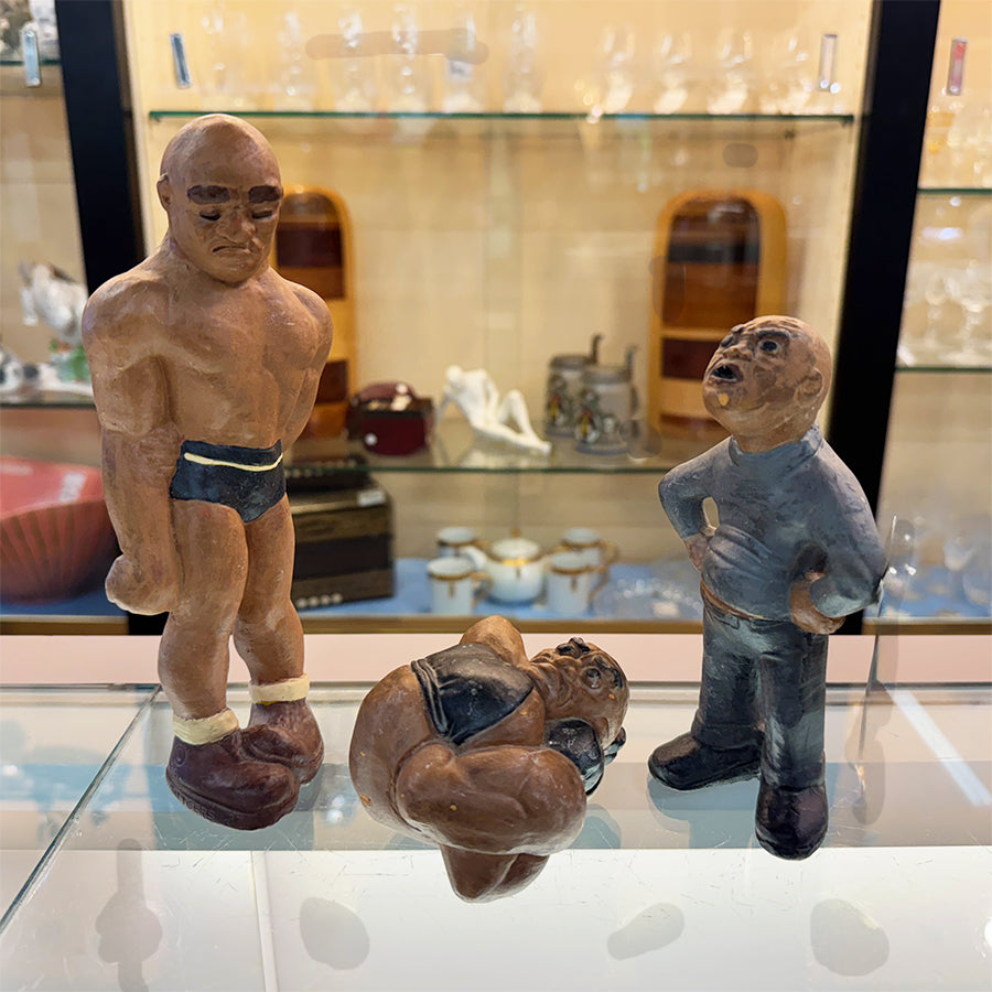 L. L. Rittgers Boxing Figurines