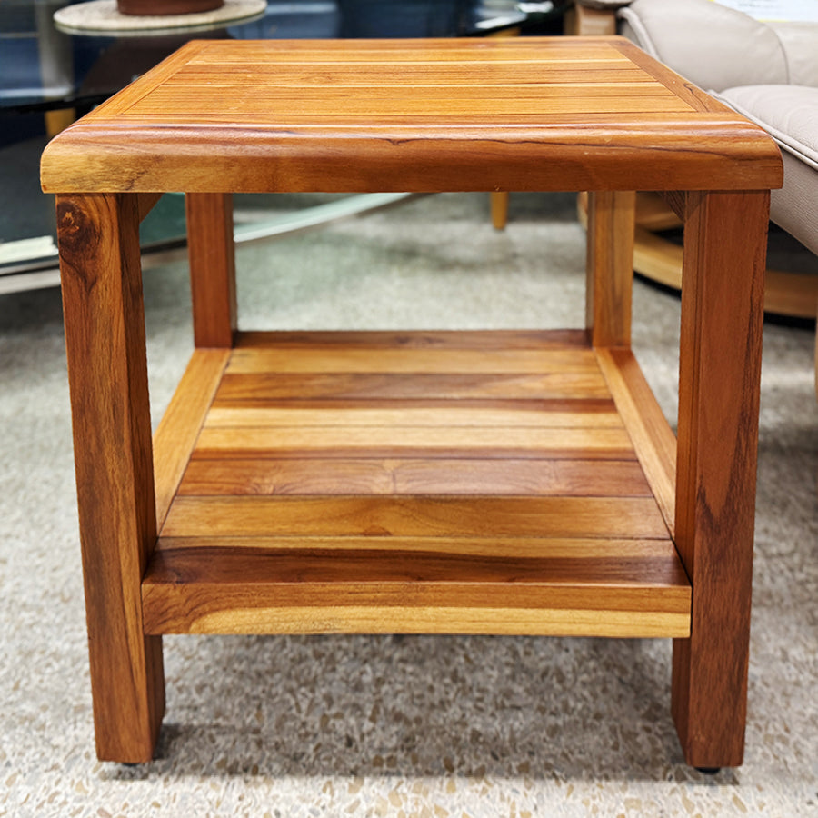 End Table - Wood w/Shelf