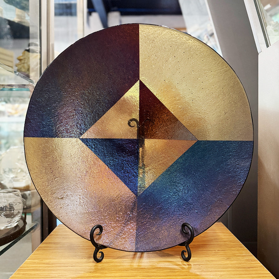 Kathleen Ash Studio K Iridescent Centerpiece Bowl