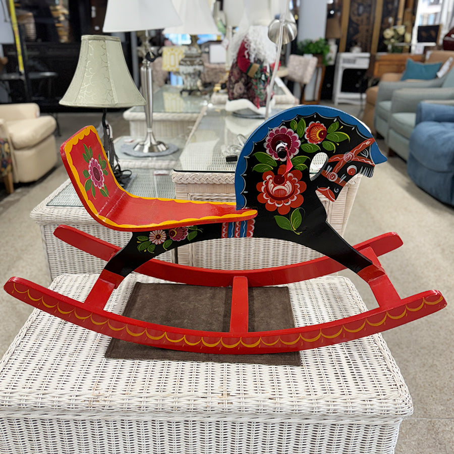 Russian Rocking Horse Hand-painted