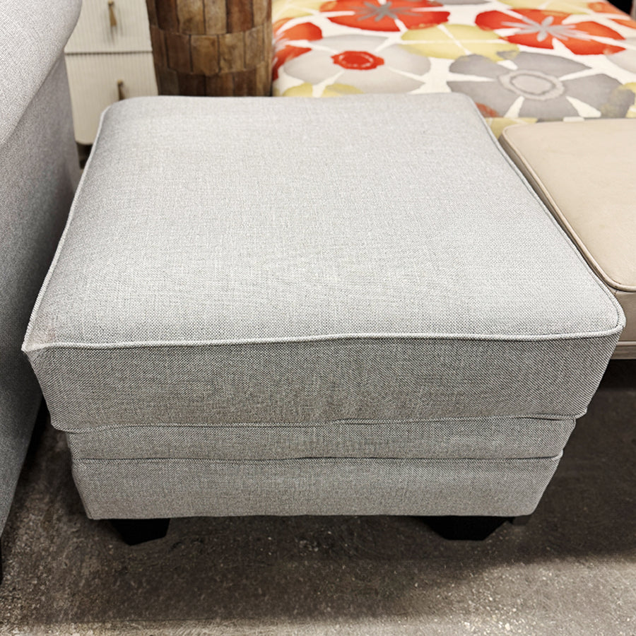 Ottoman- gray fabric