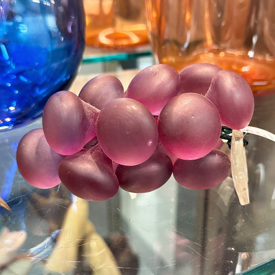 Venetian Glass frosted grape cluster MCM